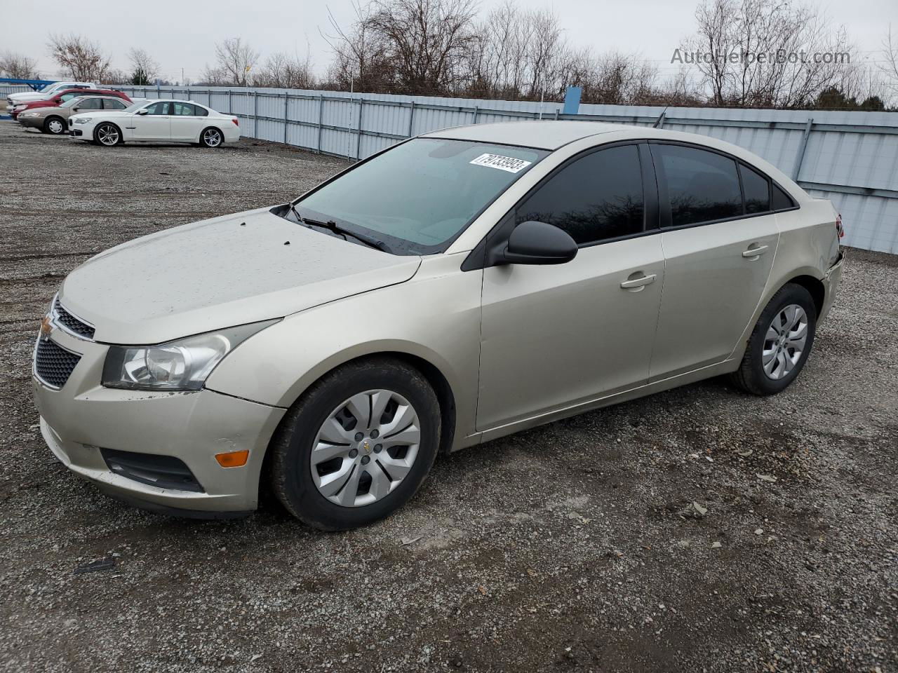 2013 Chevrolet Cruze Ls Бежевый vin: 1G1PL5SHXD7288413