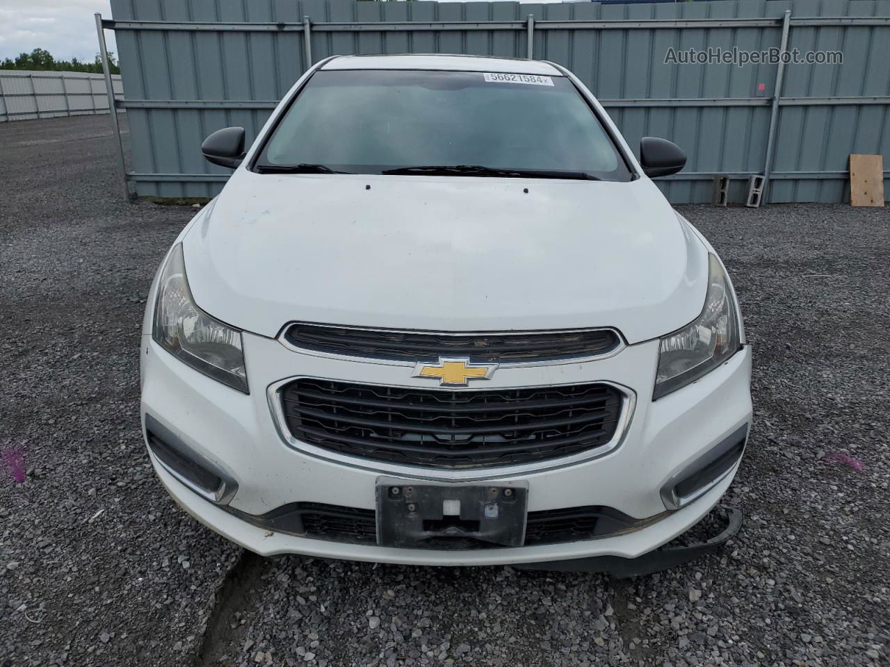 2015 Chevrolet Cruze Ls White vin: 1G1PM5SH8F7116476