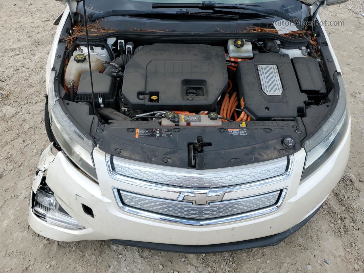 2013 Chevrolet Volt  Белый vin: 1G1RA6E40DU101758