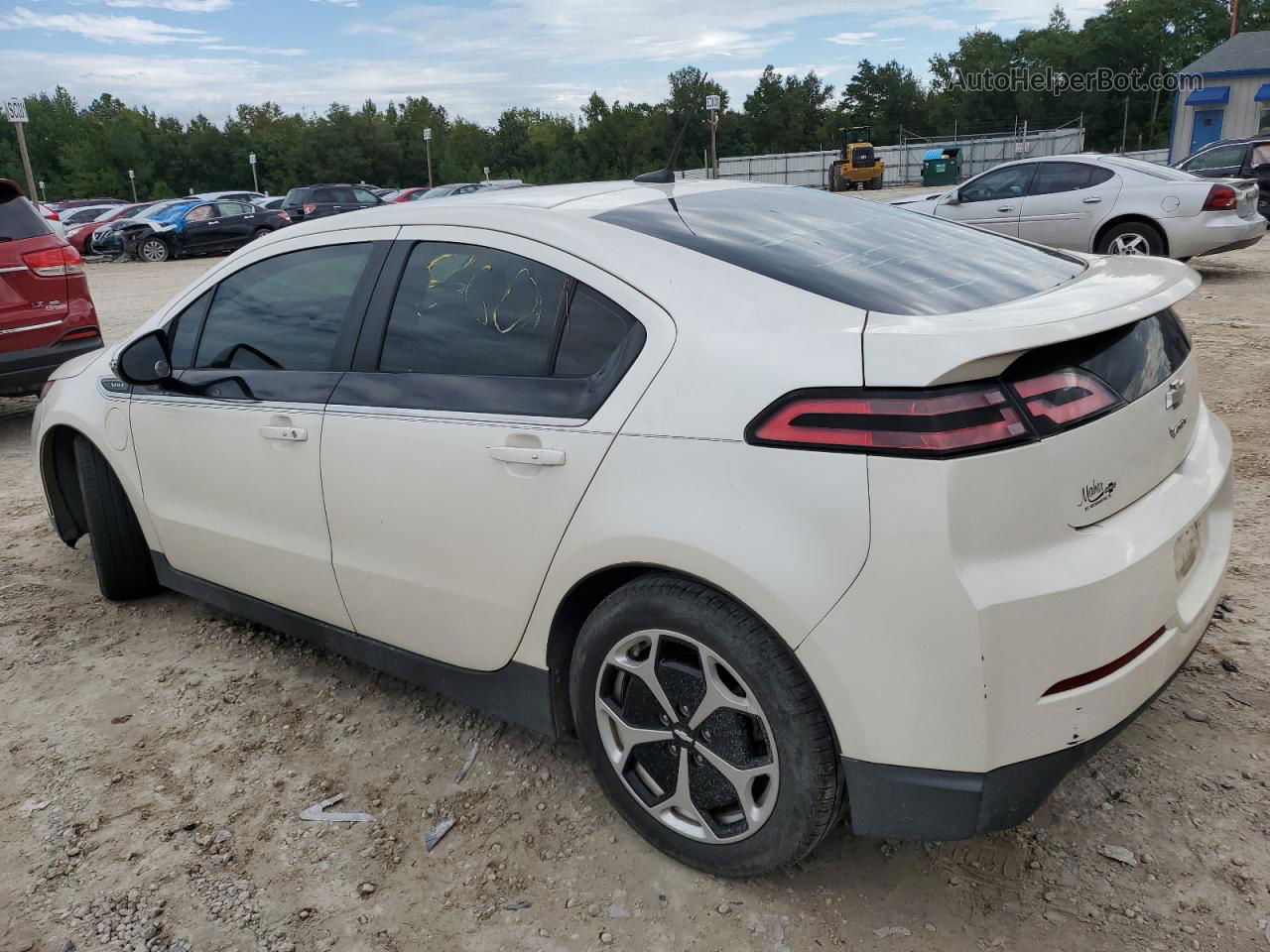 2013 Chevrolet Volt  White vin: 1G1RA6E40DU101758