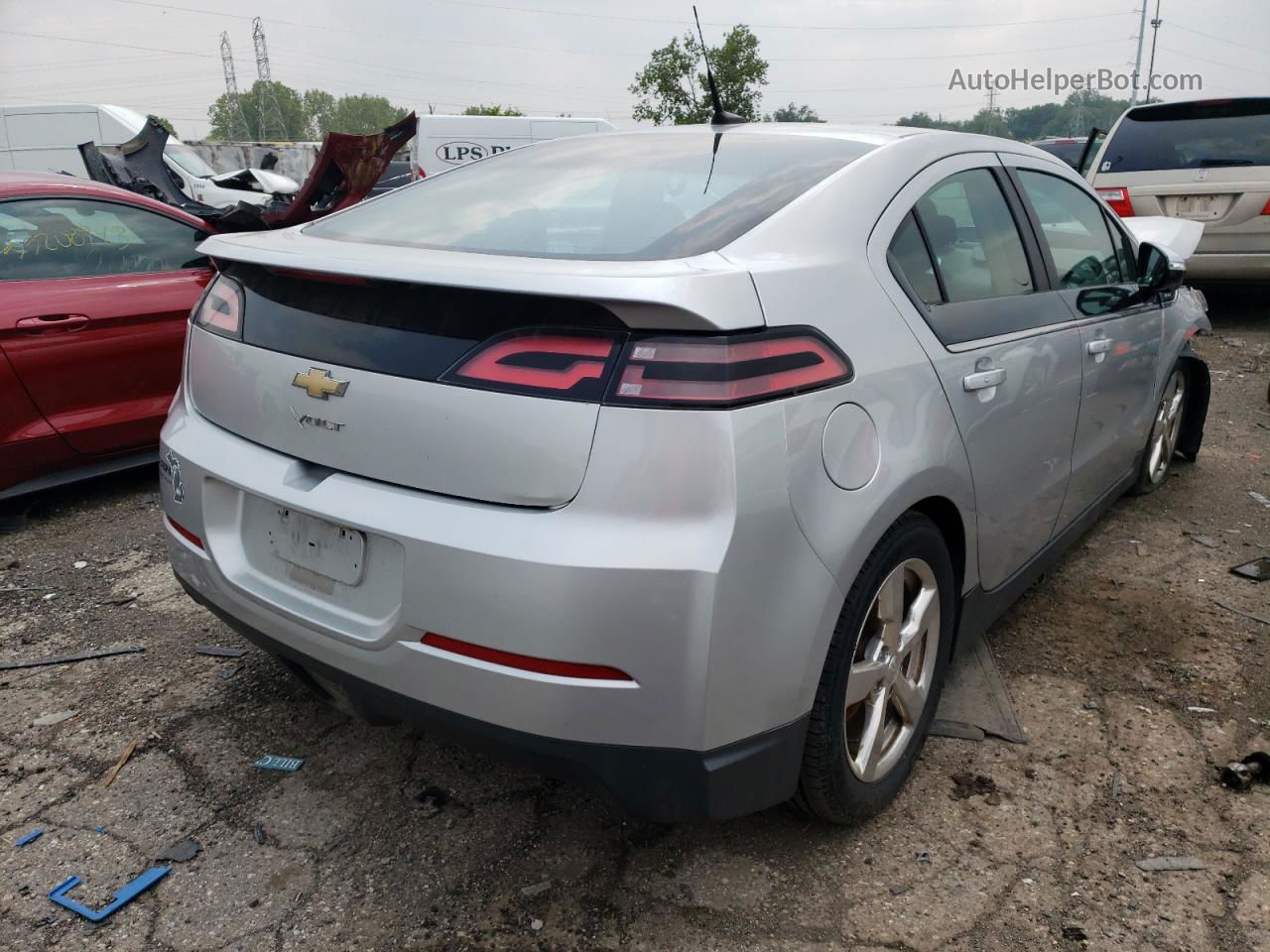 2013 Chevrolet Volt  Gray vin: 1G1RA6E40DU106846