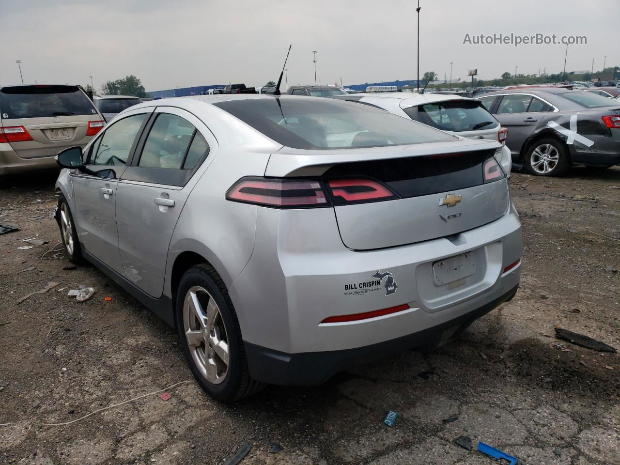 2013 Chevrolet Volt  Серый vin: 1G1RA6E40DU106846