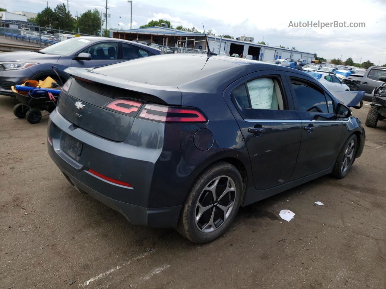 2013 Chevrolet Volt  Gray vin: 1G1RA6E40DU122660