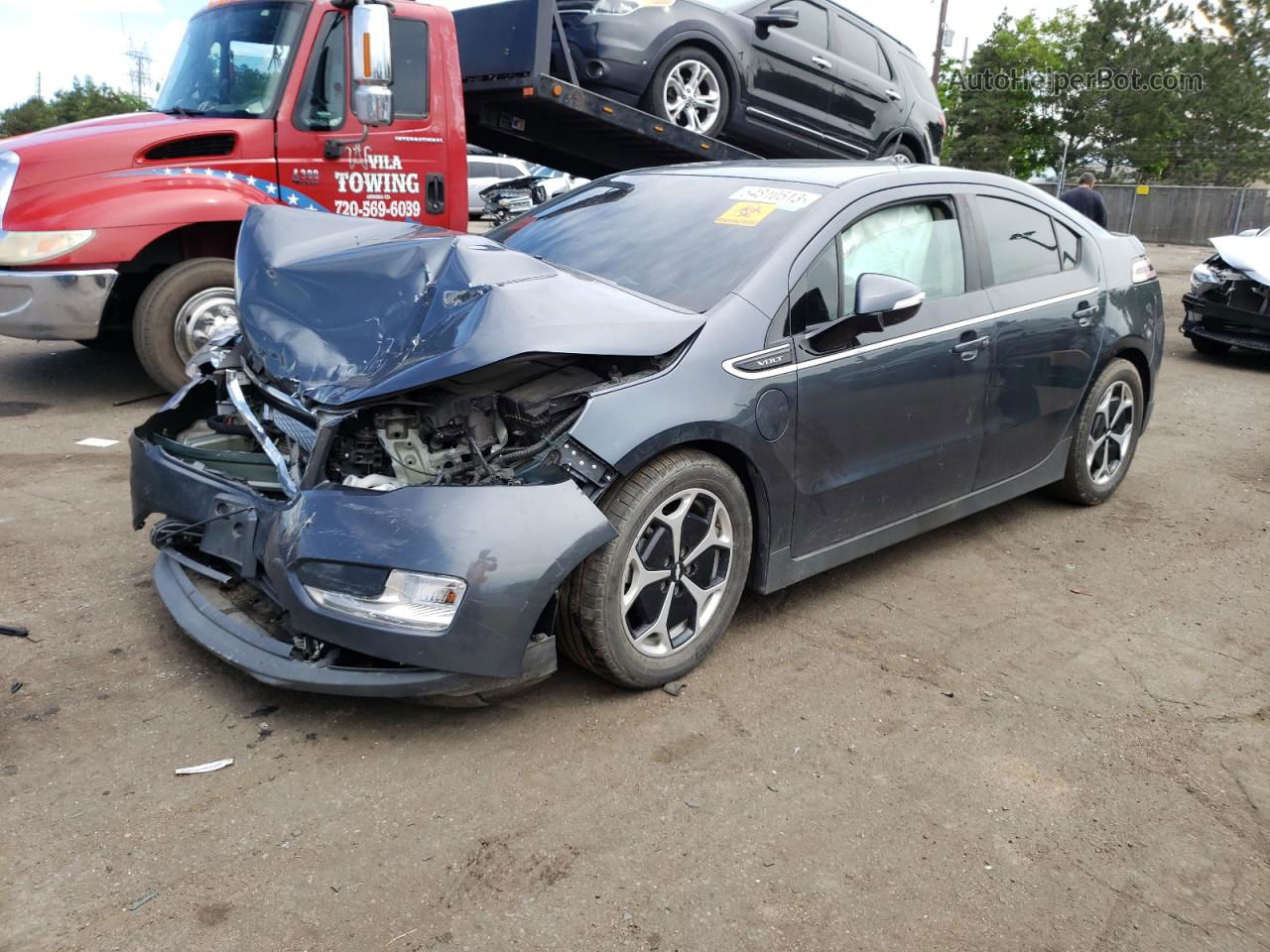 2013 Chevrolet Volt  Серый vin: 1G1RA6E40DU122660