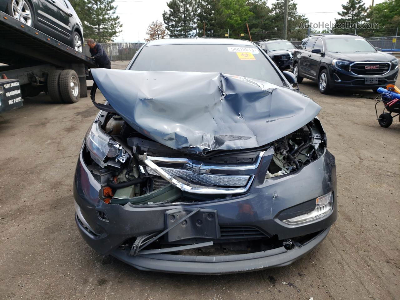 2013 Chevrolet Volt  Gray vin: 1G1RA6E40DU122660