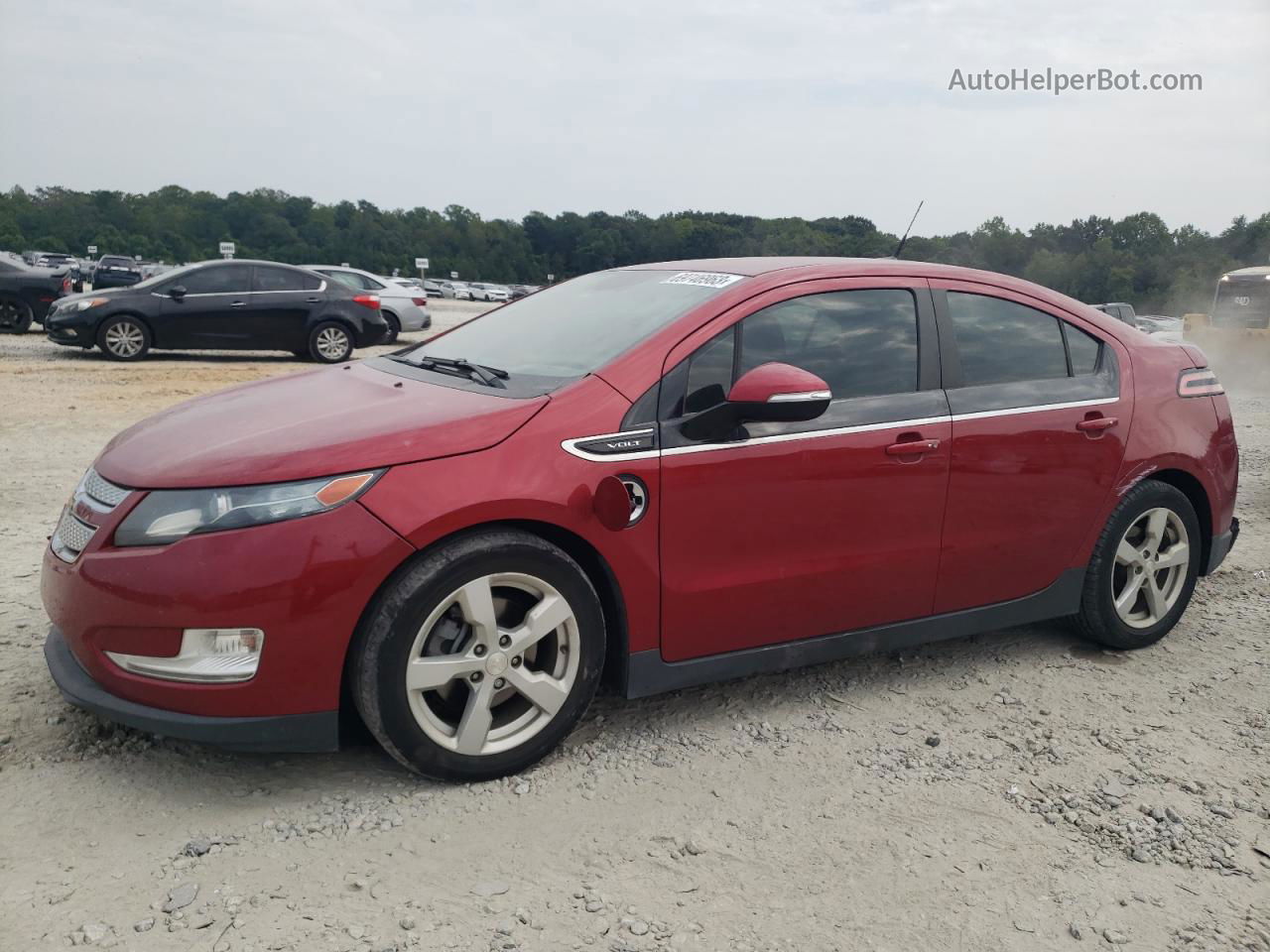 2013 Chevrolet Volt  Темно-бордовый vin: 1G1RA6E41DU143131