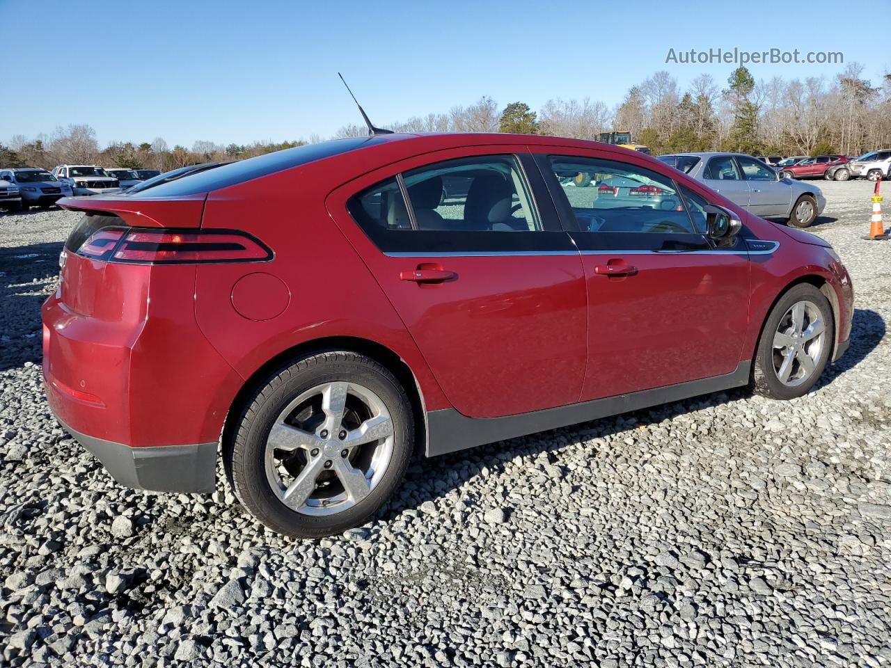 2013 Chevrolet Volt  Бордовый vin: 1G1RA6E41DU145462