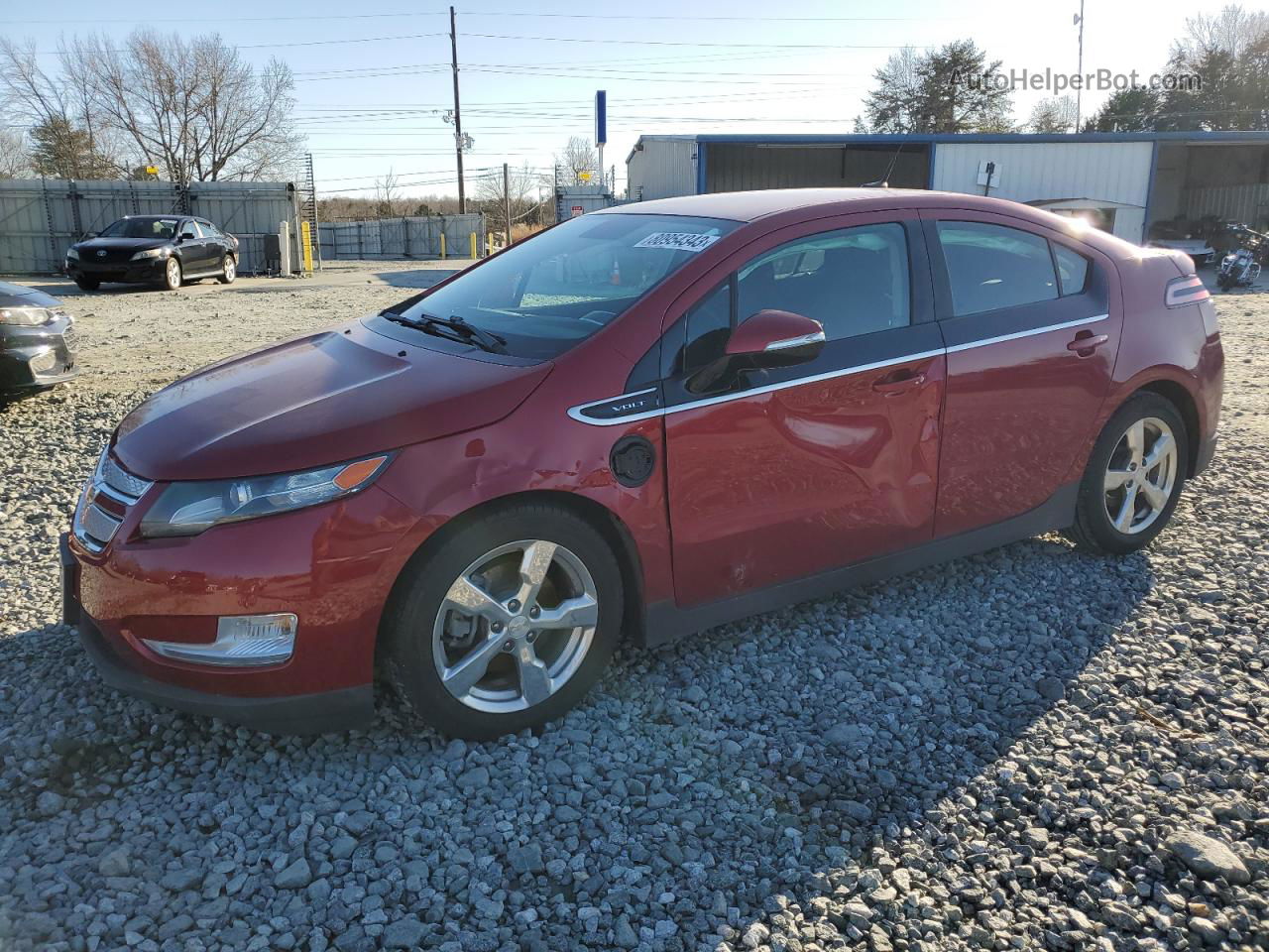 2013 Chevrolet Volt  Burgundy vin: 1G1RA6E41DU145462