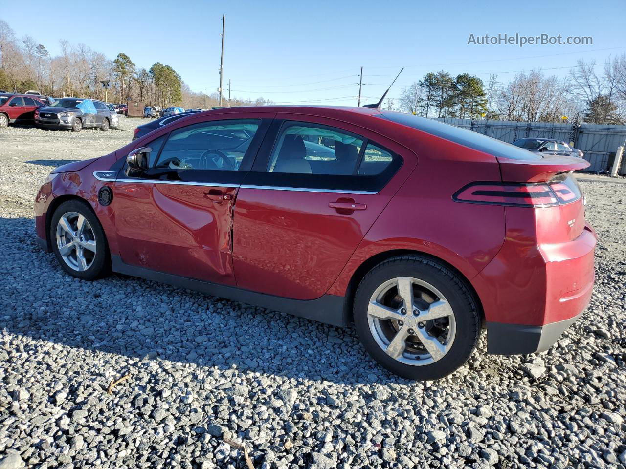 2013 Chevrolet Volt  Бордовый vin: 1G1RA6E41DU145462