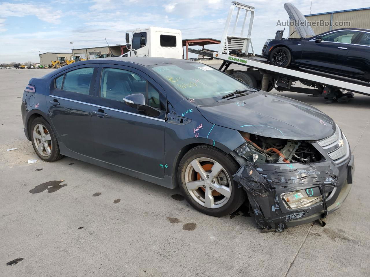 2013 Chevrolet Volt  Gray vin: 1G1RA6E42DU136169