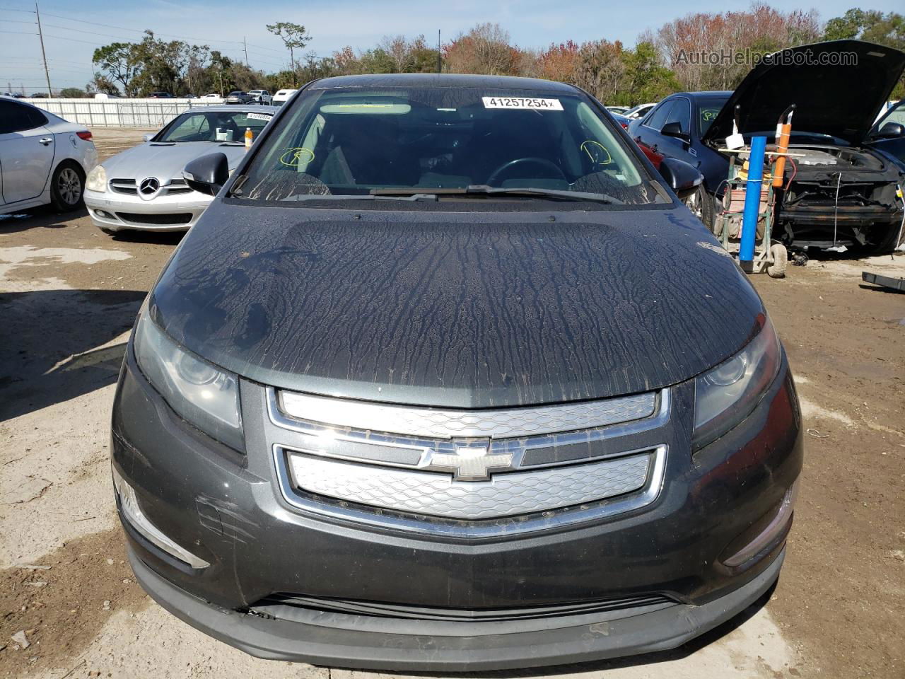 2013 Chevrolet Volt Gray vin: 1G1RA6E43DU111250