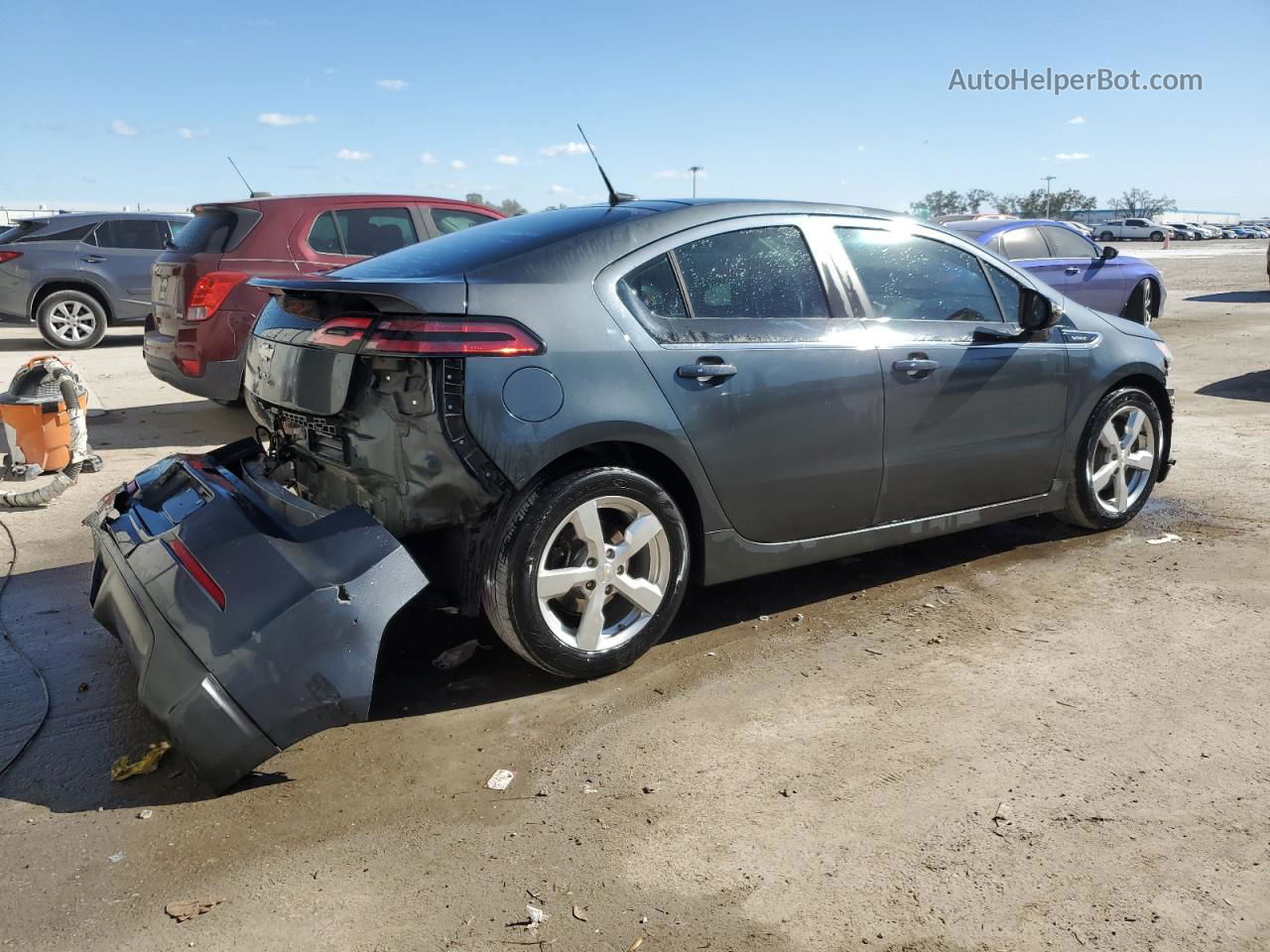 2013 Chevrolet Volt  Серый vin: 1G1RA6E43DU115363