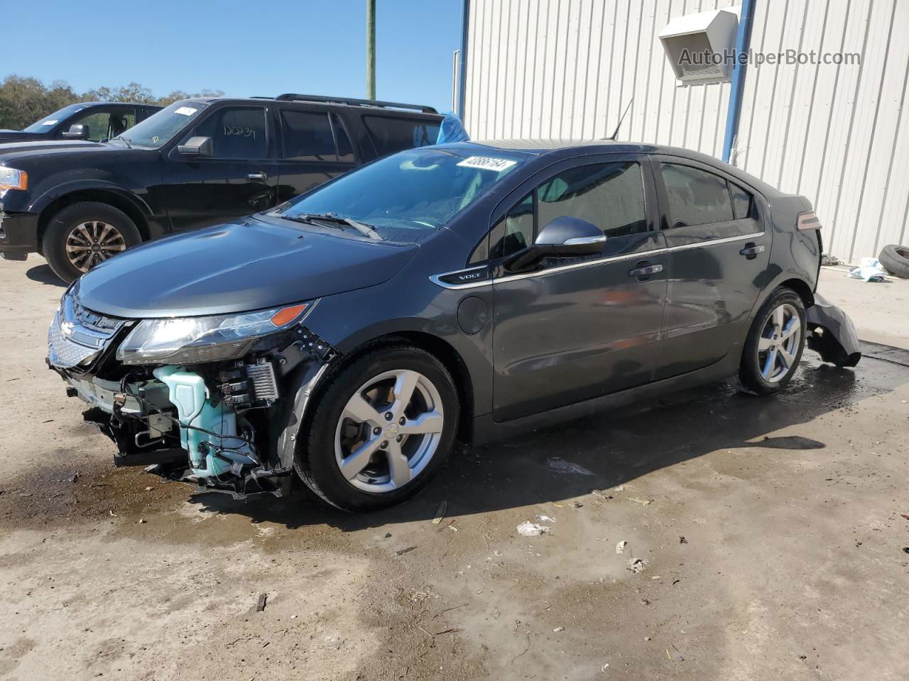 2013 Chevrolet Volt  Gray vin: 1G1RA6E43DU115363