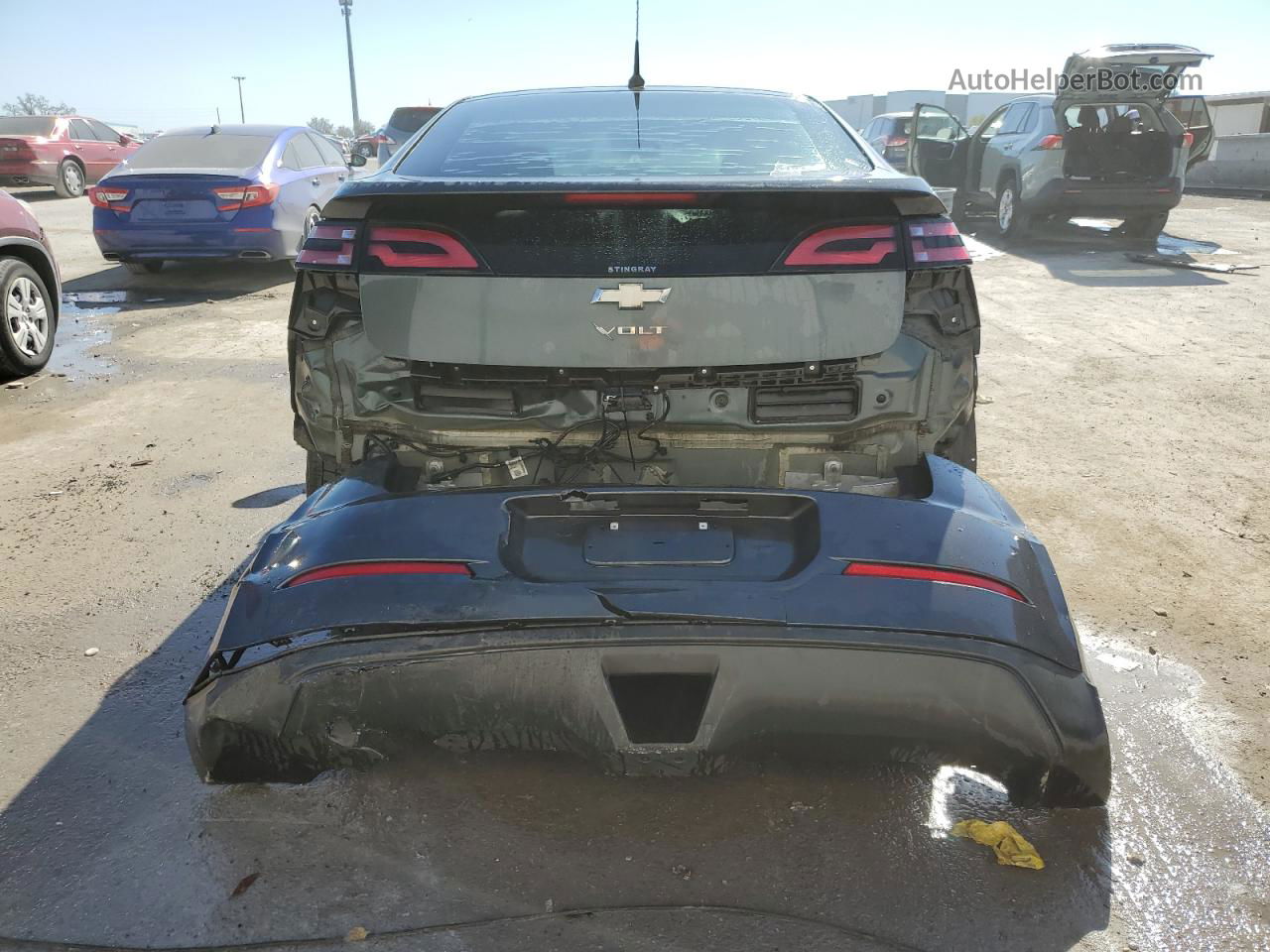 2013 Chevrolet Volt  Серый vin: 1G1RA6E43DU115363