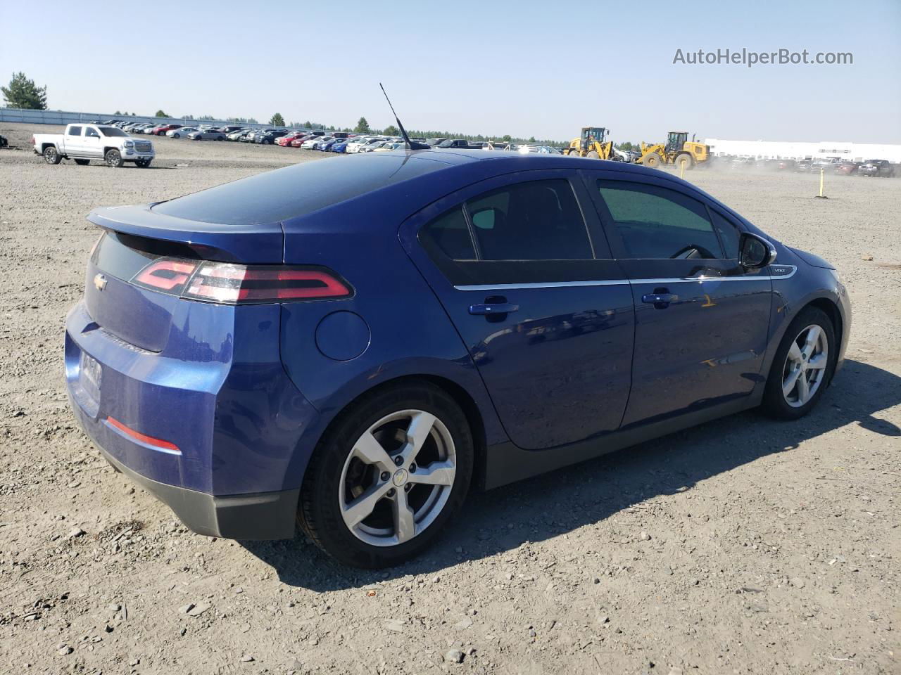 2013 Chevrolet Volt  Blue vin: 1G1RA6E44DU105067