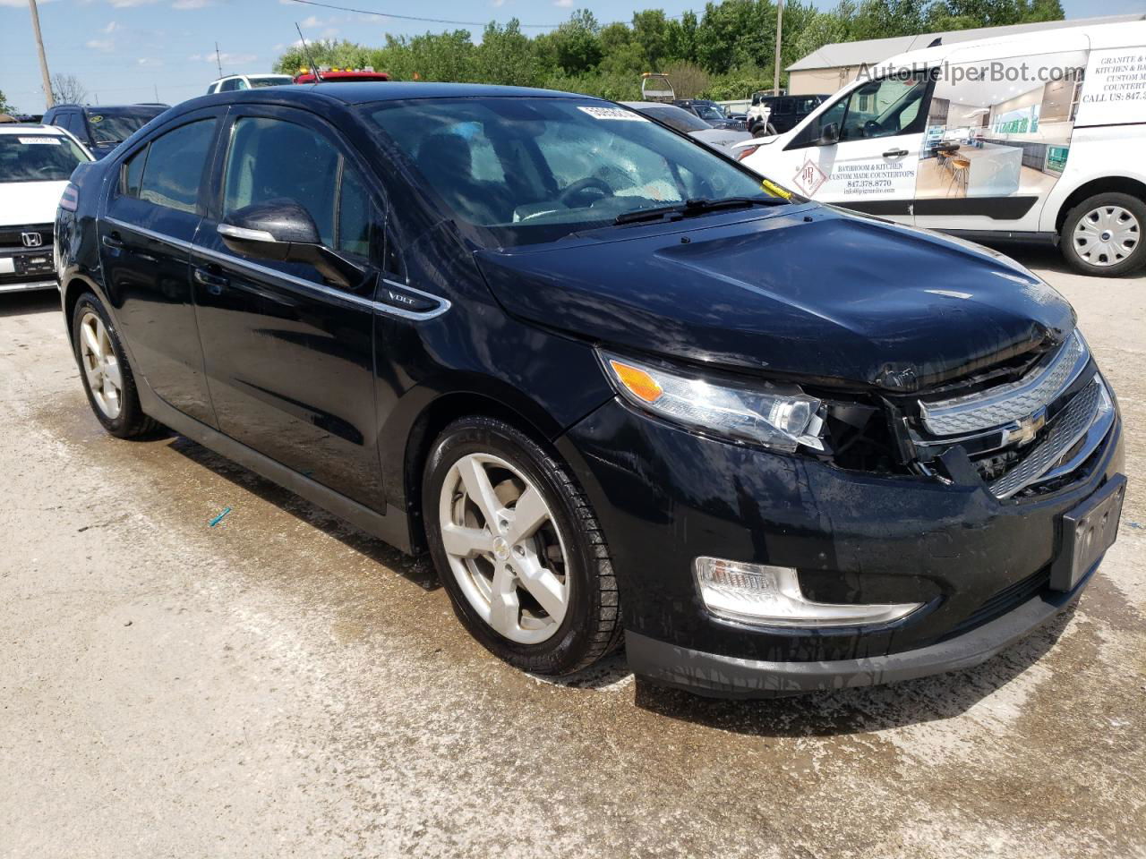 2013 Chevrolet Volt  Черный vin: 1G1RA6E44DU114870