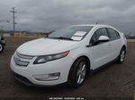 2013 Chevrolet Volt   White vin: 1G1RA6E44DU123696