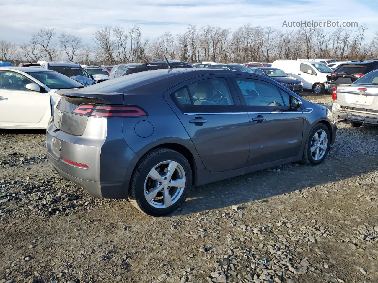 2013 Chevrolet Volt  Gray vin: 1G1RA6E44DU135525