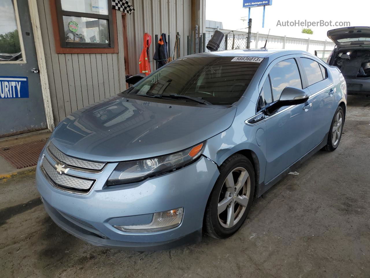 2013 Chevrolet Volt  Бирюзовый vin: 1G1RA6E44DU147268