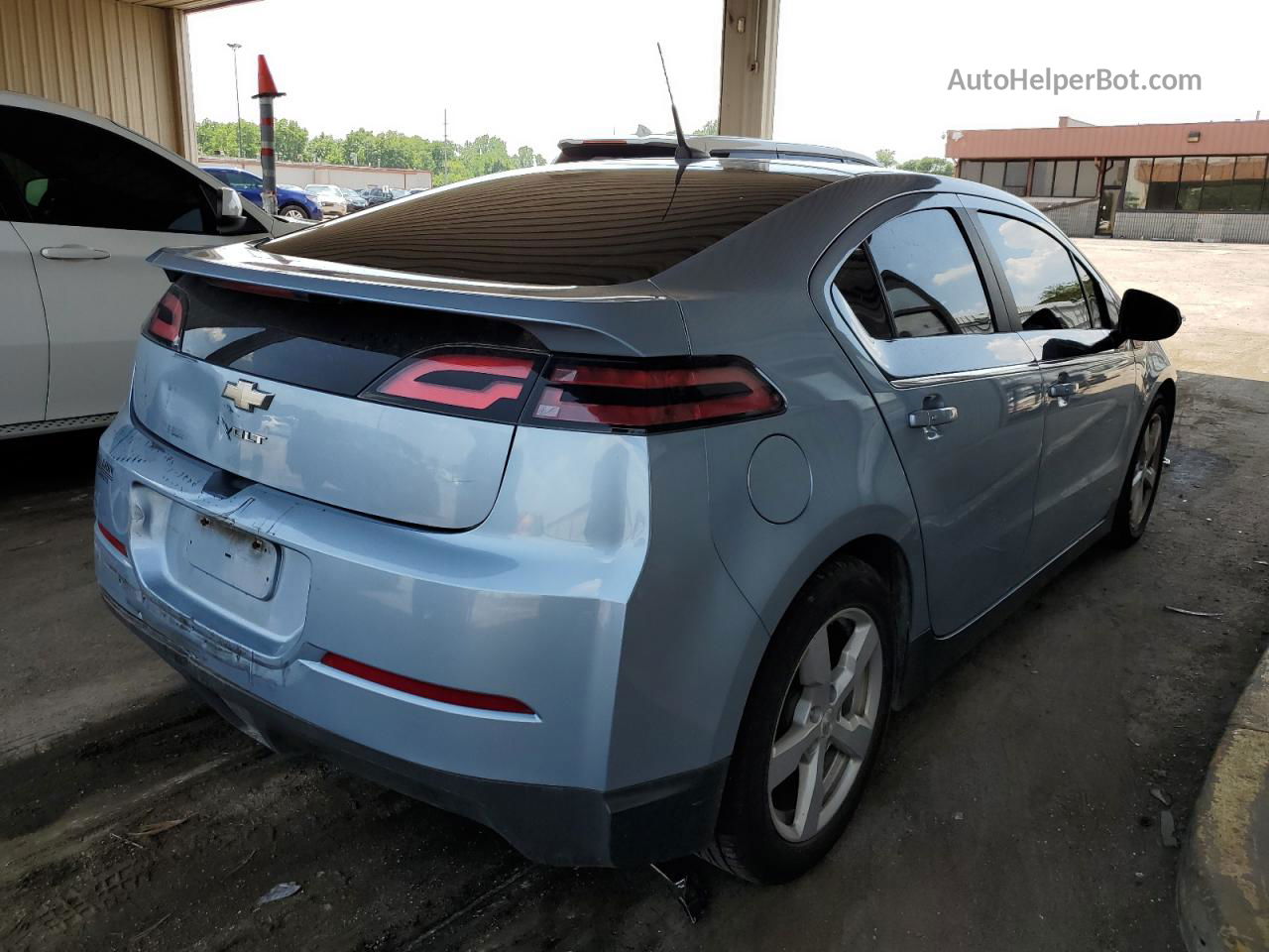 2013 Chevrolet Volt  Бирюзовый vin: 1G1RA6E44DU147268