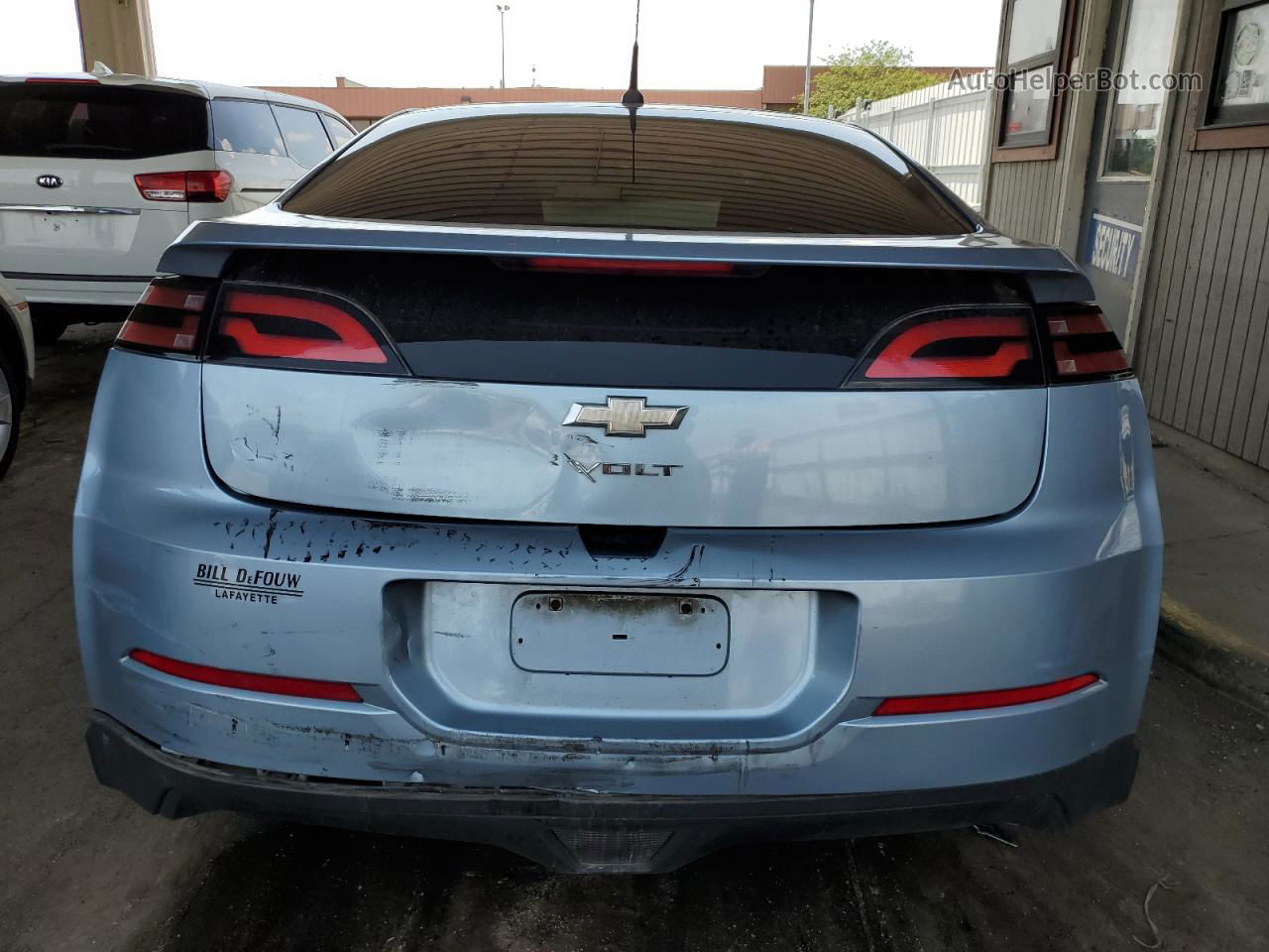 2013 Chevrolet Volt  Бирюзовый vin: 1G1RA6E44DU147268