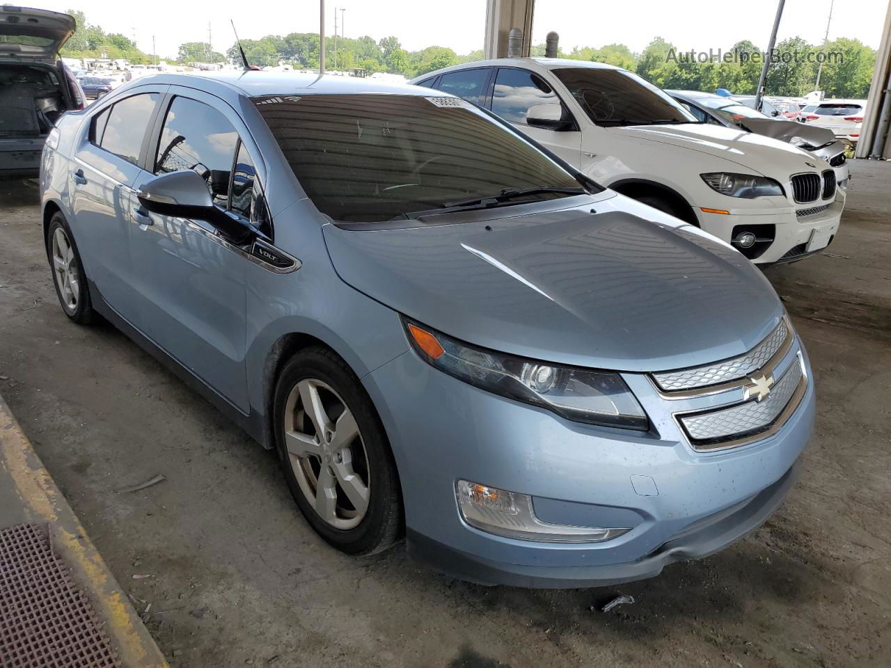 2013 Chevrolet Volt  Бирюзовый vin: 1G1RA6E44DU147268