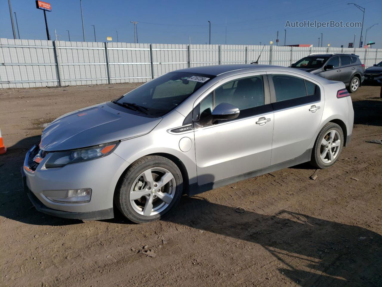 2013 Chevrolet Volt  Silver vin: 1G1RA6E45DU102162