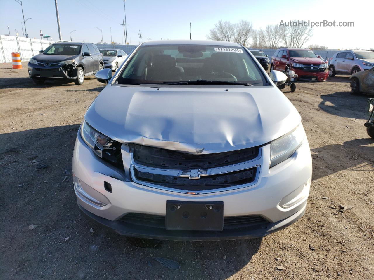 2013 Chevrolet Volt  Серебряный vin: 1G1RA6E45DU102162