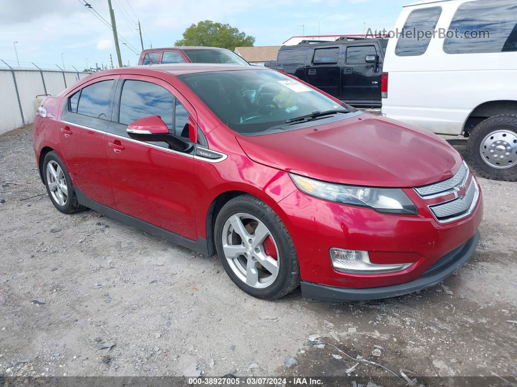 2013 Chevrolet Volt   Красный vin: 1G1RA6E45DU108334