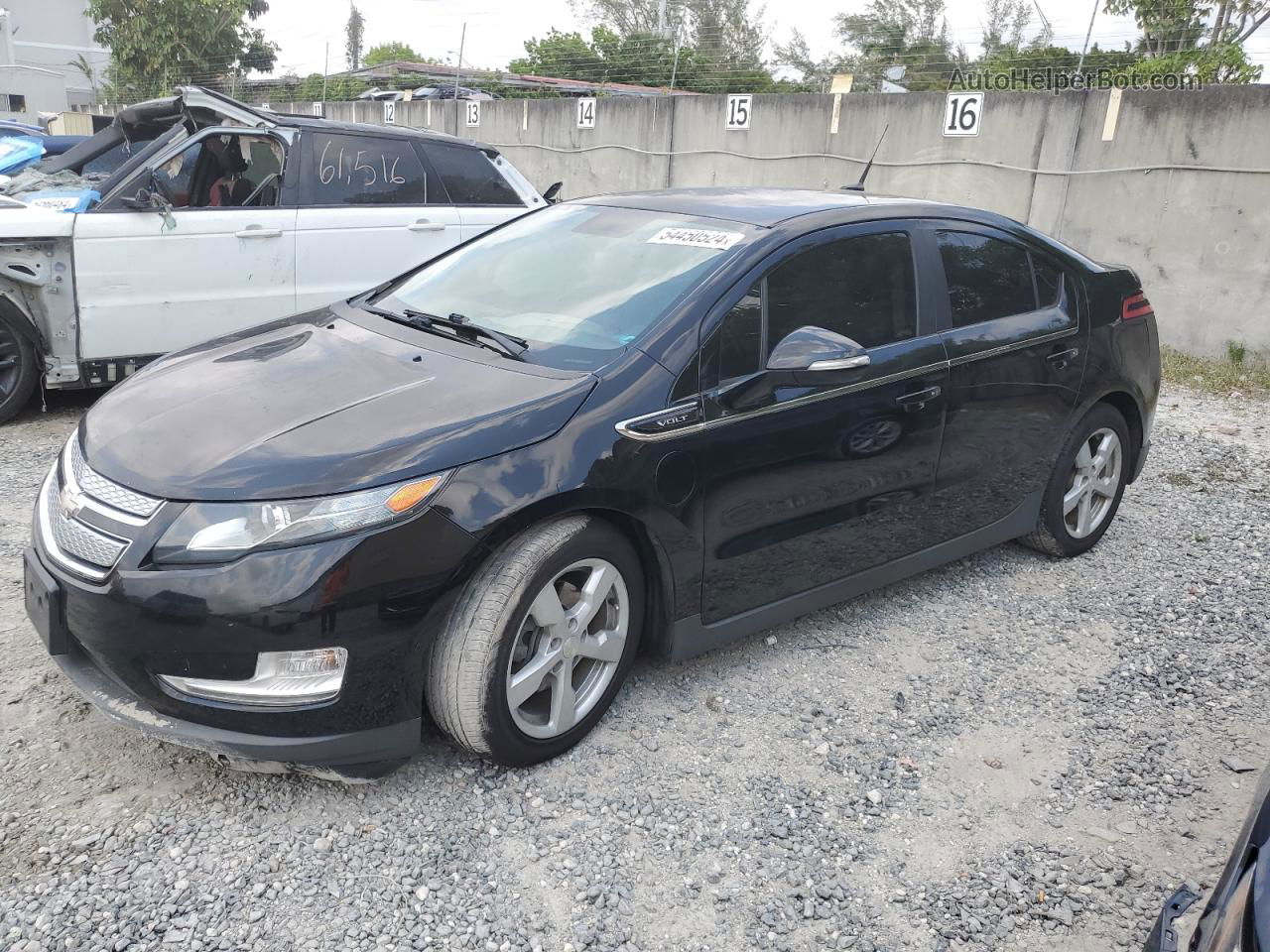 2013 Chevrolet Volt  Черный vin: 1G1RA6E45DU136912