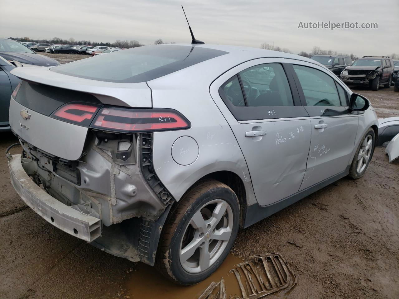 2013 Chevrolet Volt  Silver vin: 1G1RA6E45DU142208