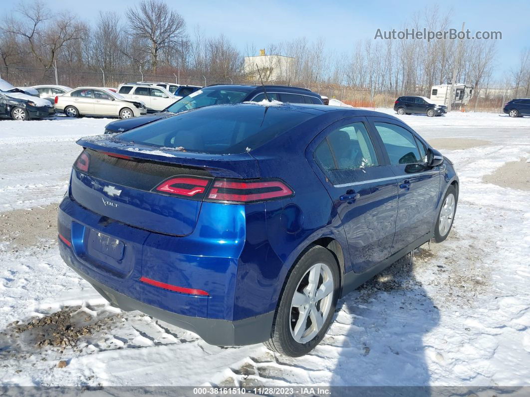 2013 Chevrolet Volt Dark Blue vin: 1G1RA6E46DU111159