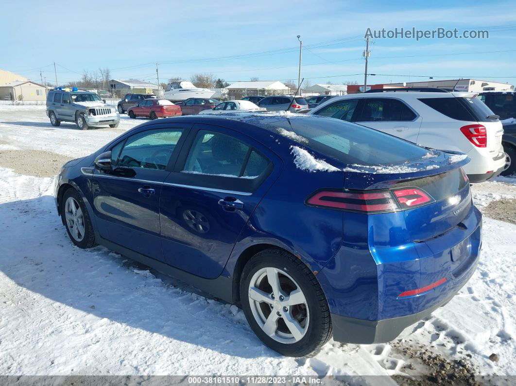 2013 Chevrolet Volt Dark Blue vin: 1G1RA6E46DU111159