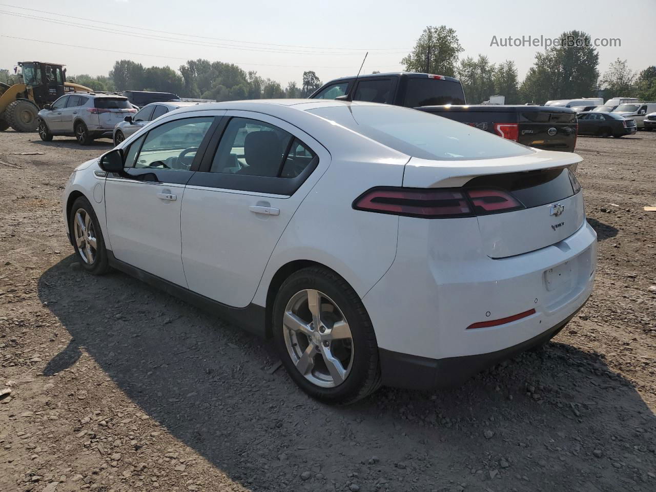 2013 Chevrolet Volt White vin: 1G1RA6E46DU115339