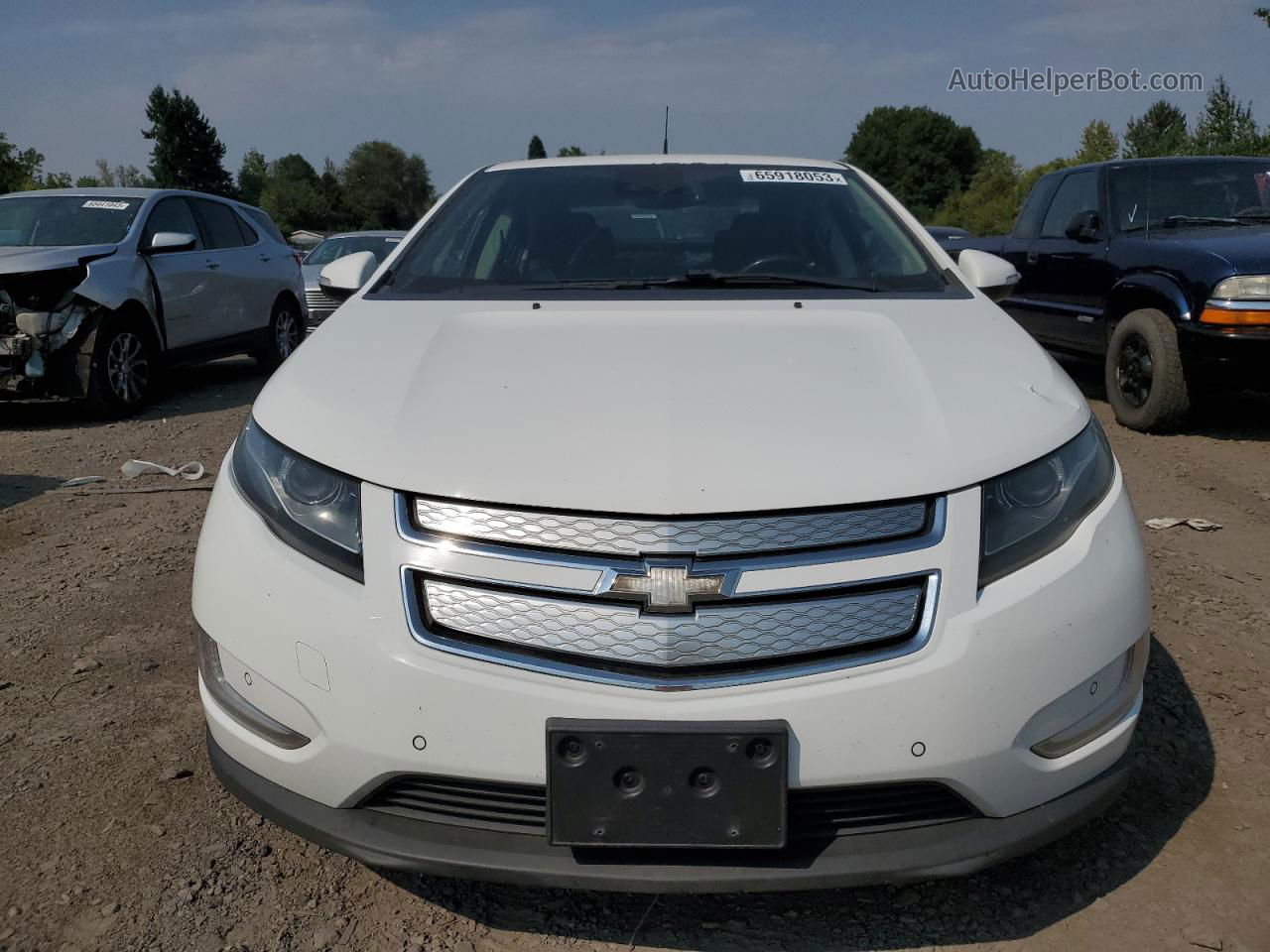 2013 Chevrolet Volt Белый vin: 1G1RA6E46DU115339