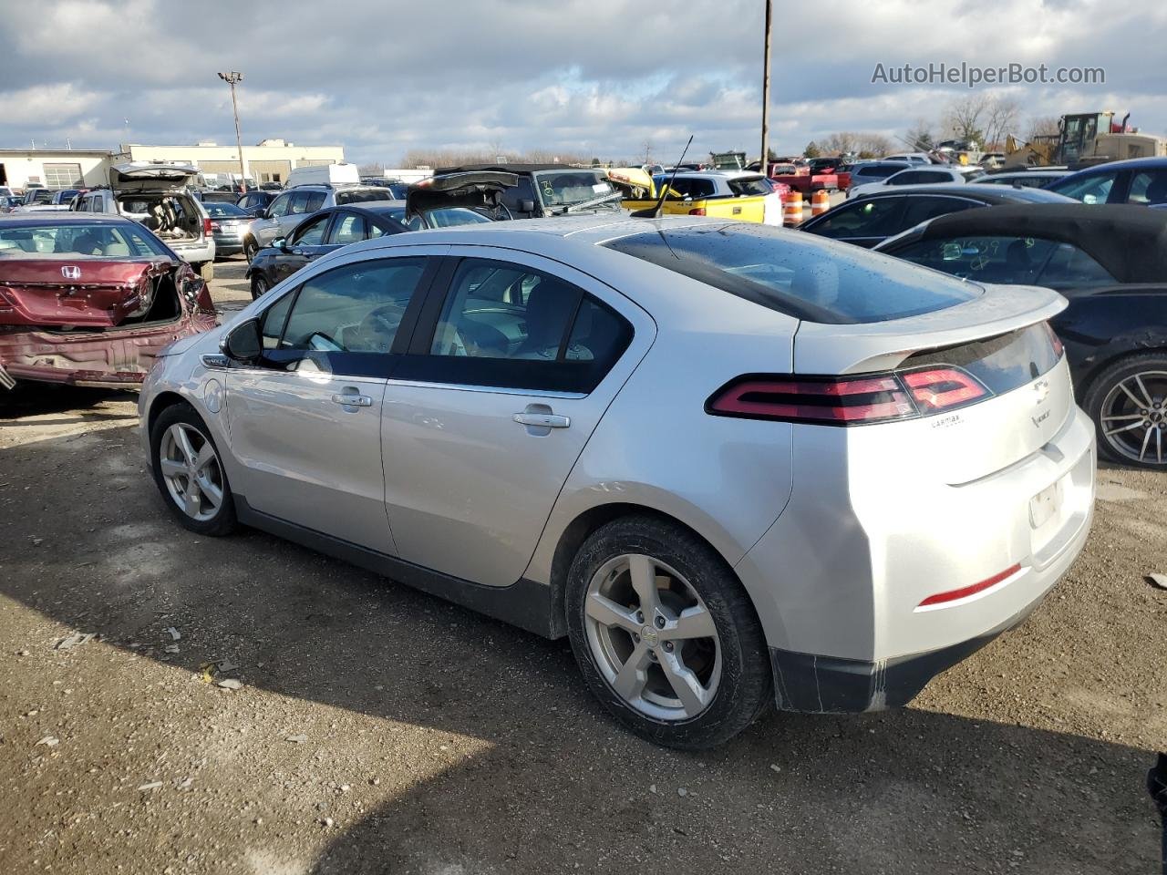 2013 Chevrolet Volt  Silver vin: 1G1RA6E46DU117298