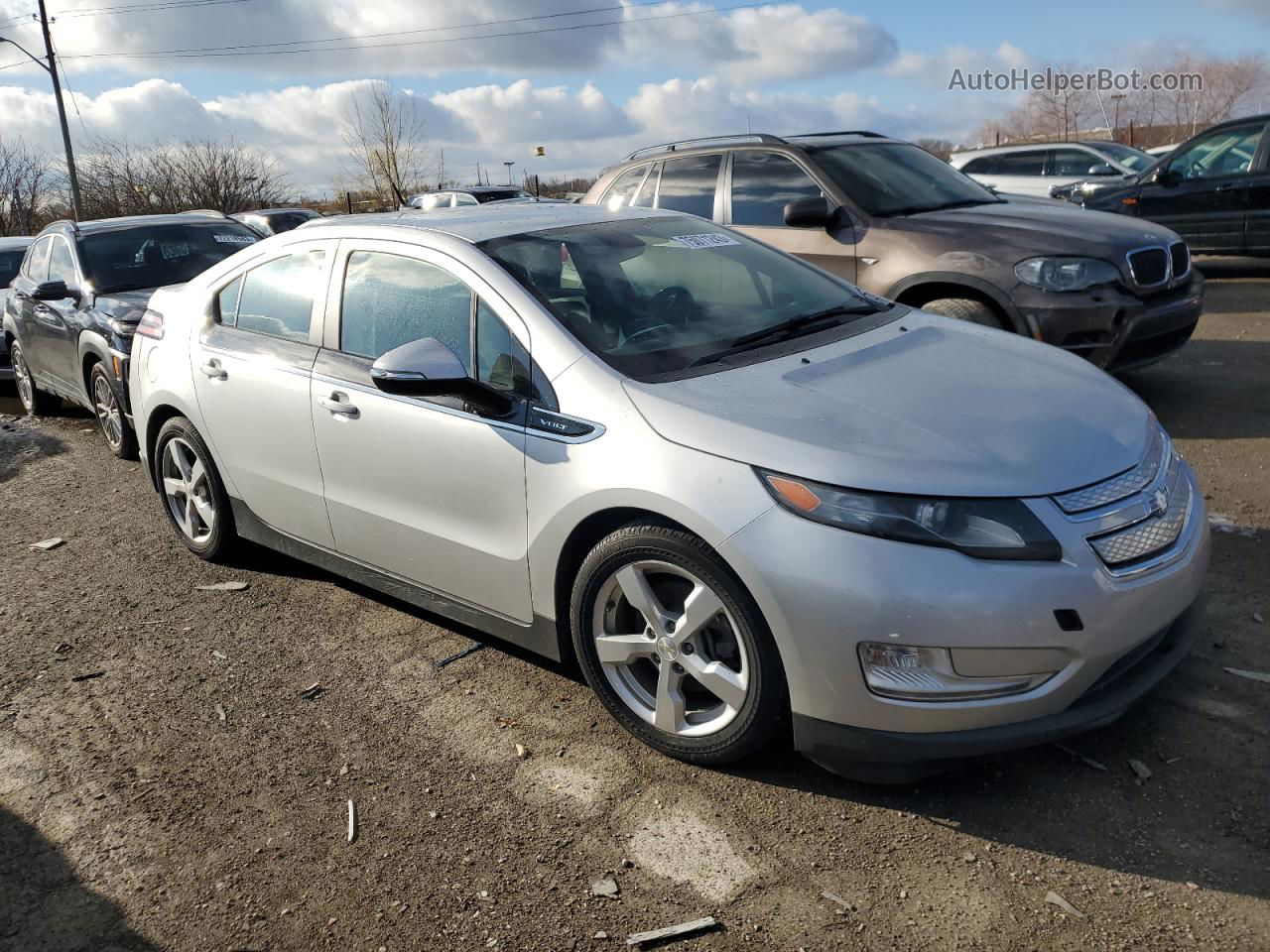 2013 Chevrolet Volt  Silver vin: 1G1RA6E46DU117298