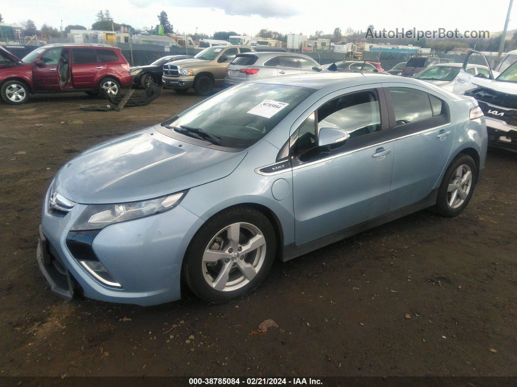 2013 Chevrolet Volt   Teal vin: 1G1RA6E47DU104625