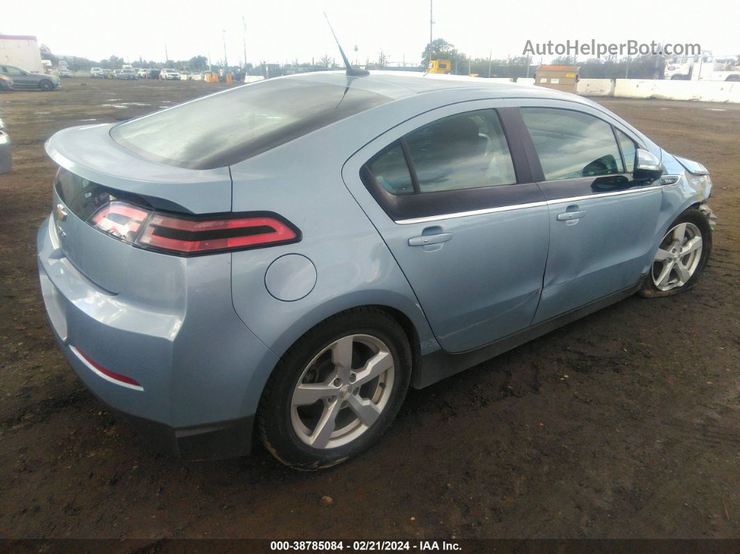 2013 Chevrolet Volt   Teal vin: 1G1RA6E47DU104625