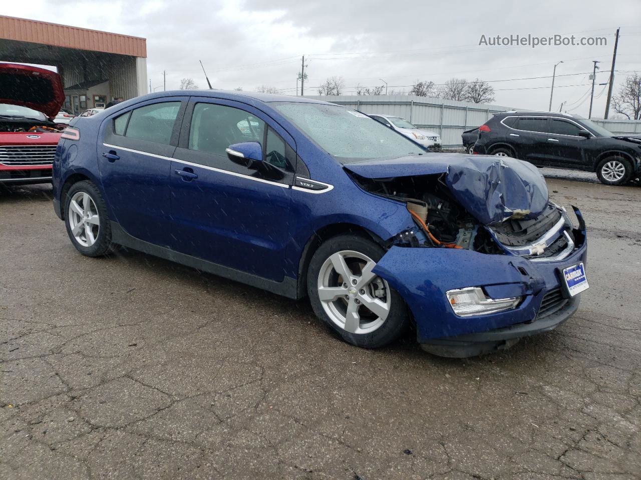 2013 Chevrolet Volt  Blue vin: 1G1RA6E47DU112644