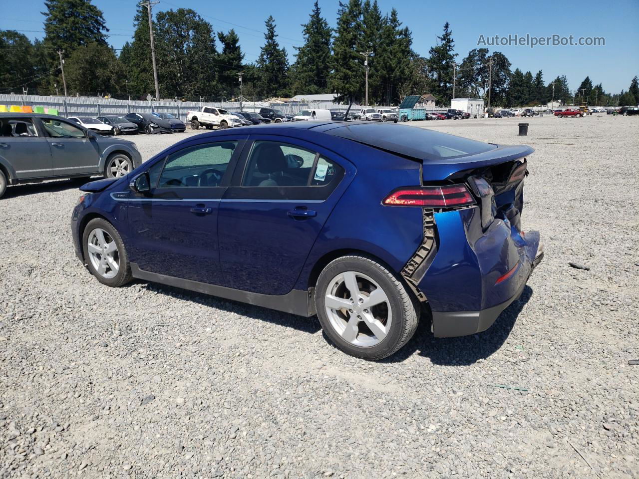 2013 Chevrolet Volt  Синий vin: 1G1RA6E47DU122140