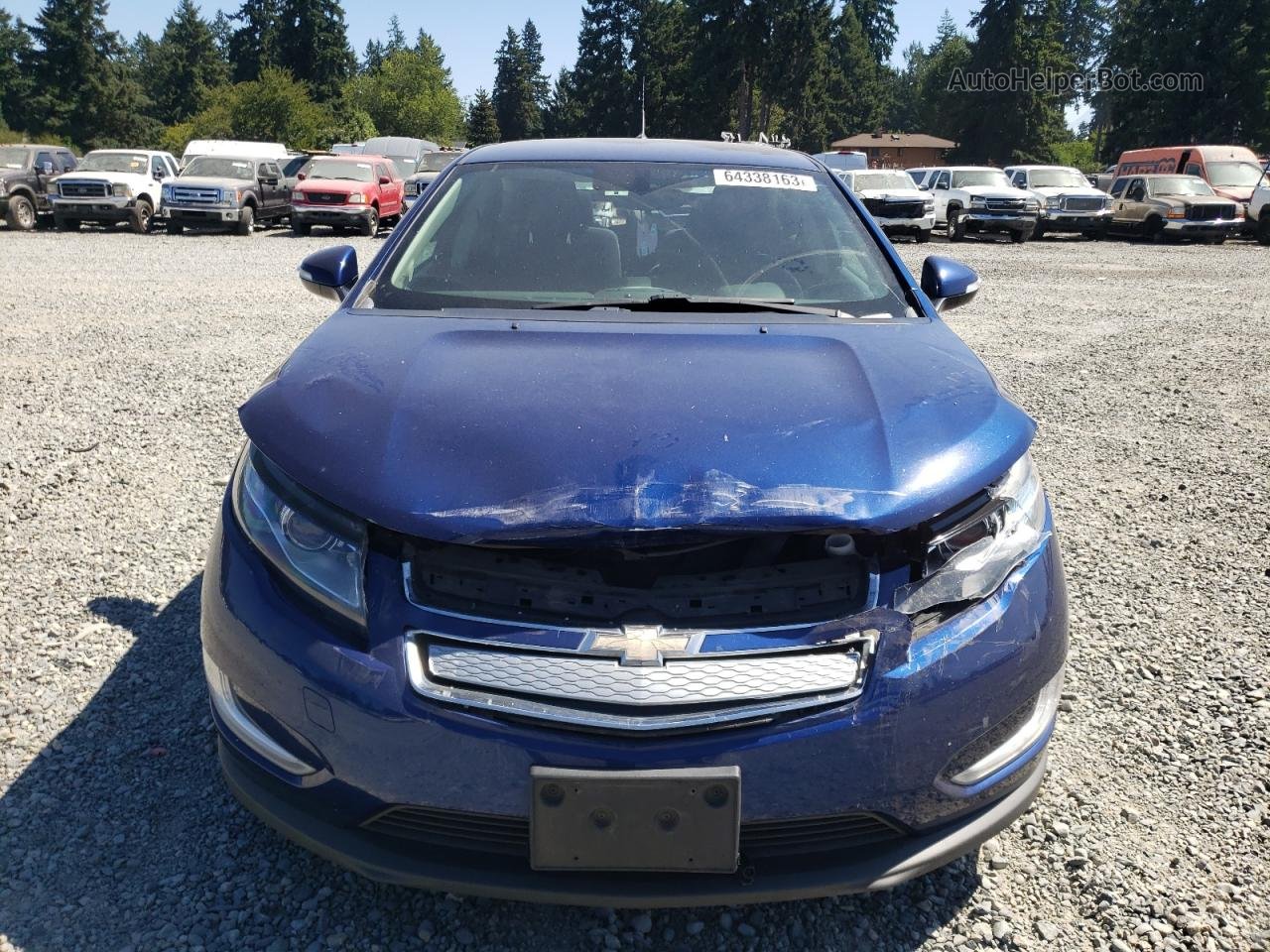 2013 Chevrolet Volt  Blue vin: 1G1RA6E47DU122140