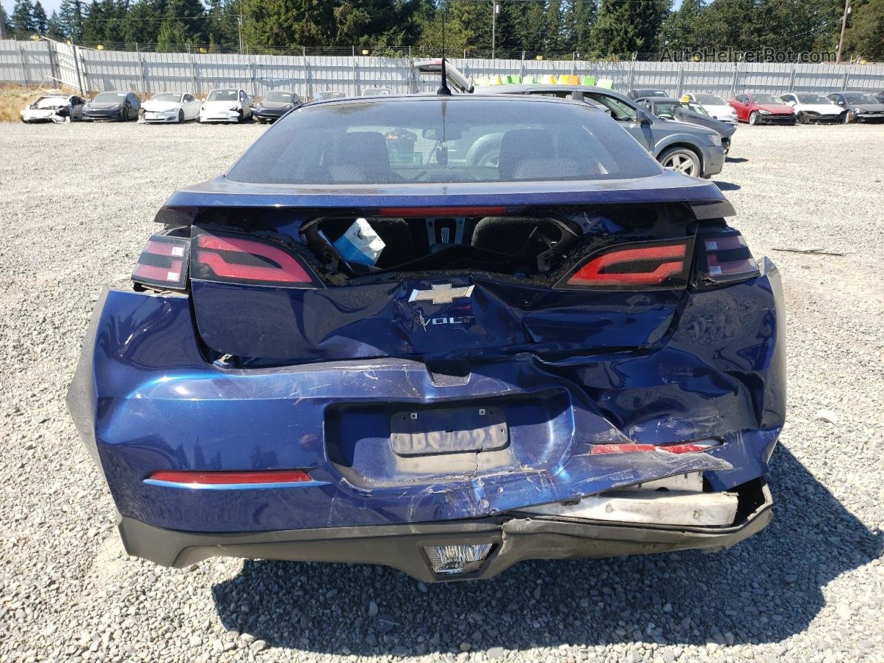 2013 Chevrolet Volt  Blue vin: 1G1RA6E47DU122140