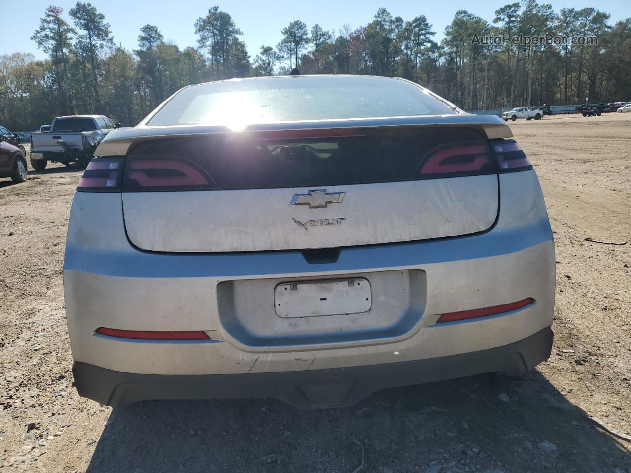 2013 Chevrolet Volt  Silver vin: 1G1RA6E47DU145644