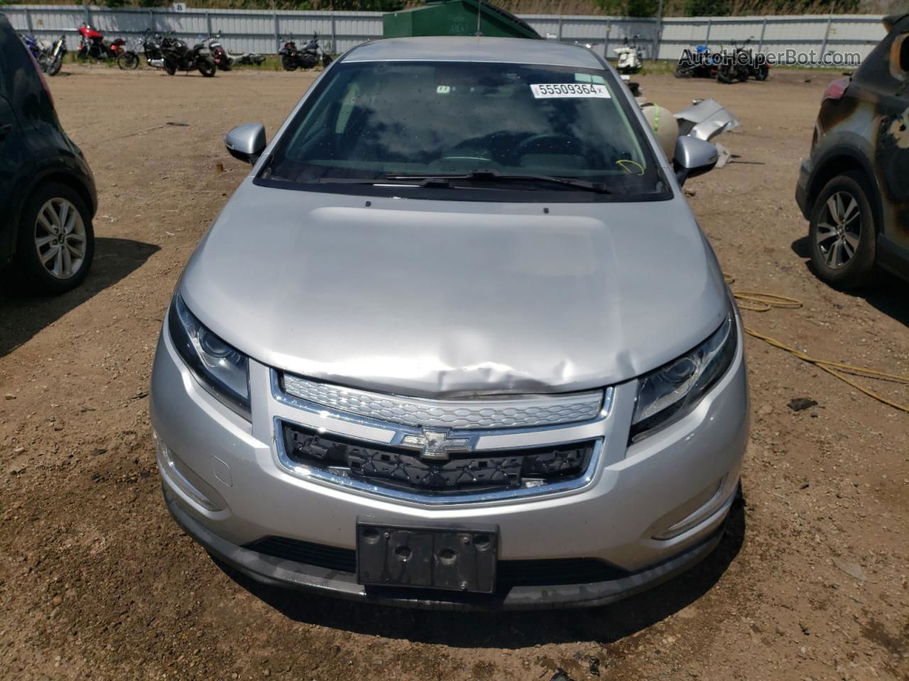 2013 Chevrolet Volt  Silver vin: 1G1RA6E48DU143126