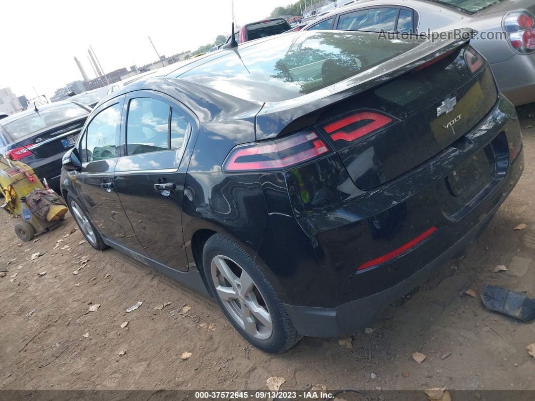 2013 Chevrolet Volt Black vin: 1G1RA6E49DU100236