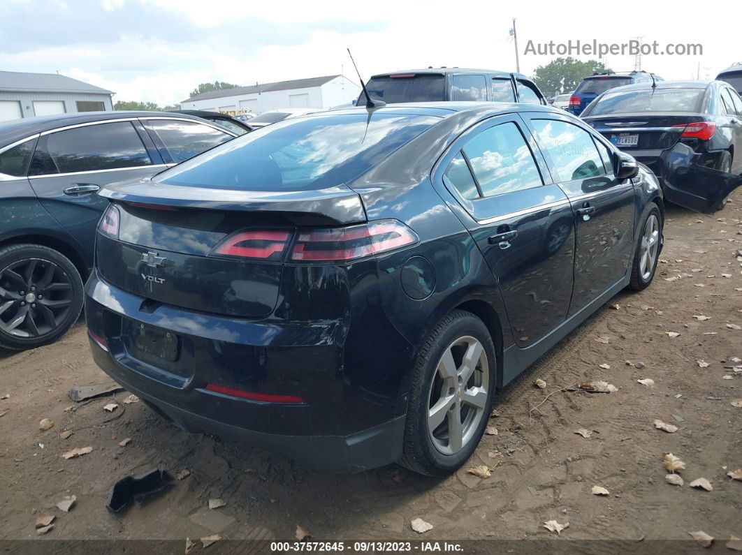 2013 Chevrolet Volt Black vin: 1G1RA6E49DU100236