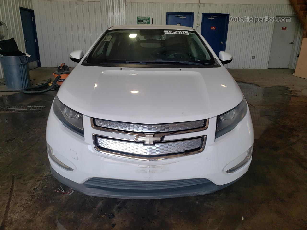 2013 Chevrolet Volt  White vin: 1G1RA6E49DU132085