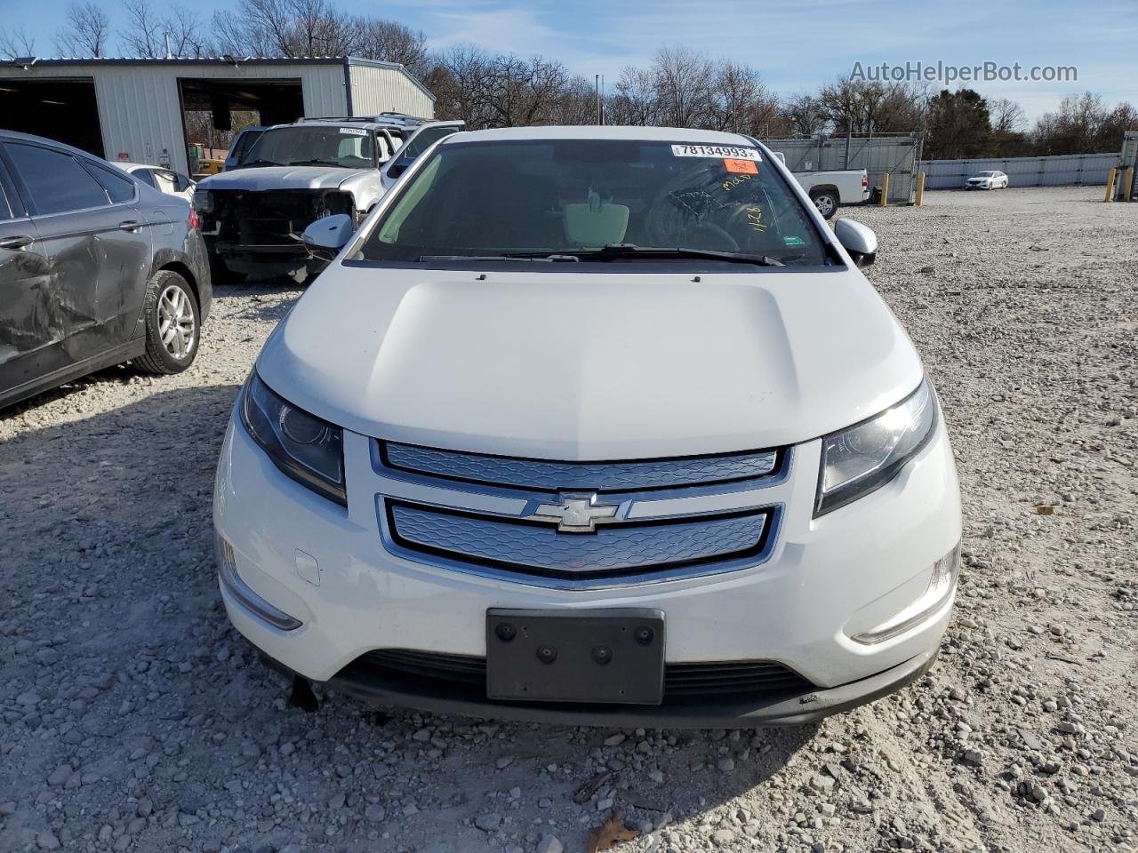 2013 Chevrolet Volt  White vin: 1G1RA6E4XDU123279