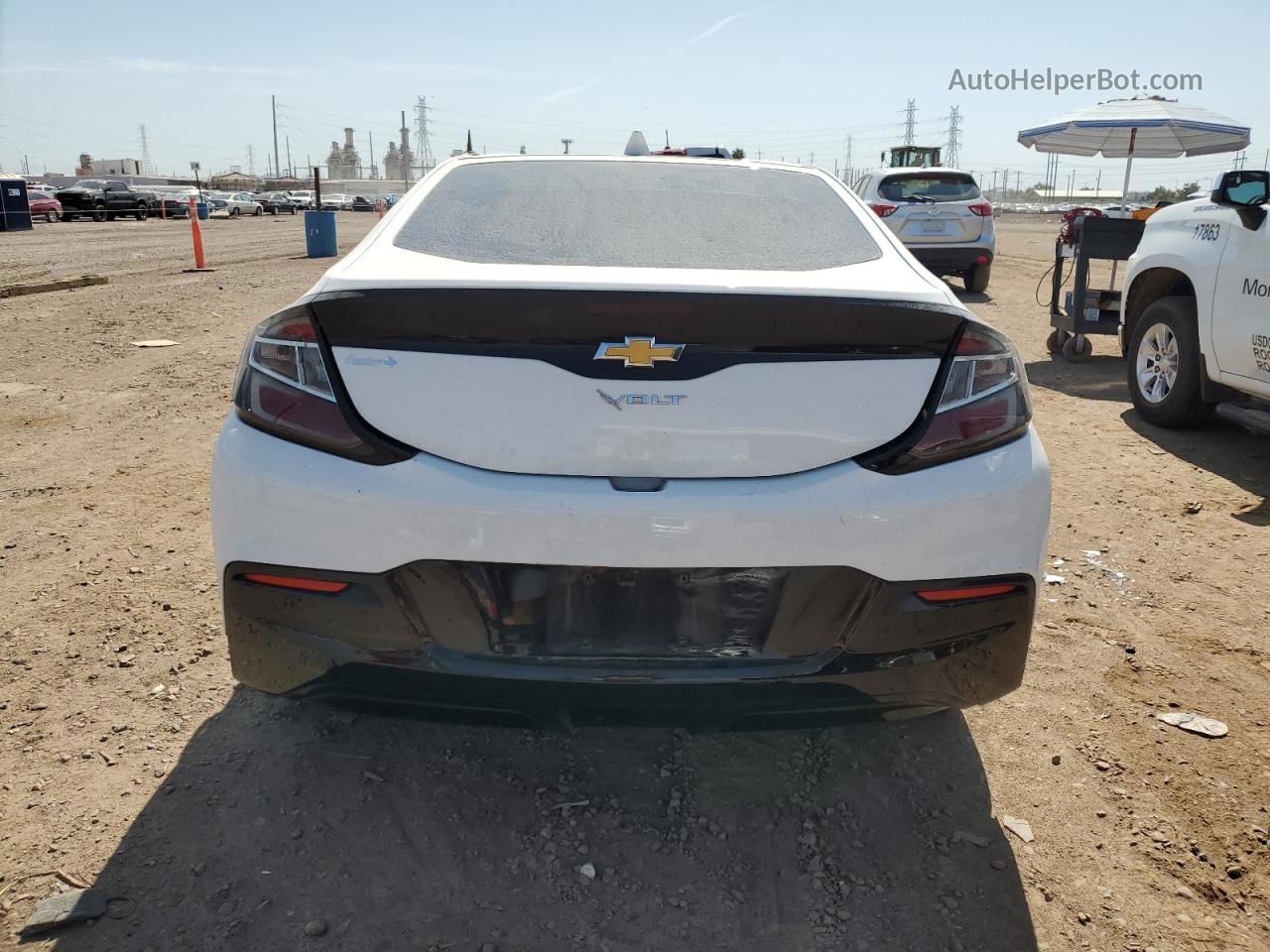 2017 Chevrolet Volt Lt Белый vin: 1G1RA6S50HU103853